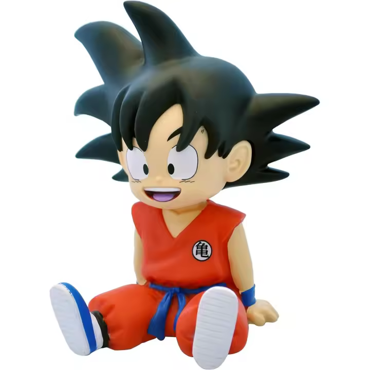 Plastoy - Dragonpro Goku Sentado Mini Hucha 13,5 cm PVC Dragon Ball, multicolor - - 1