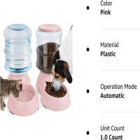 Dispensador automático de agua, alimentador de gran capacidad para mascotas, cuenco de comida para perros pequeños, cuenco para gatos, bebedero de alimentación para mascotas - details 8