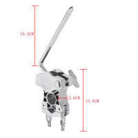 Pinza De Batería De Aleación De Zinc Accesorio Musical Para Organizar Y Extender Soportes De Batería Clip De Percusión - details 4