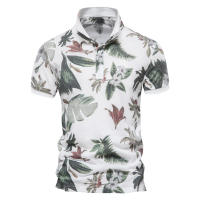 Novedad de verano, camisa POLO estampada, camiseta de manga corta con solapa de talla europea para hombre - details 3