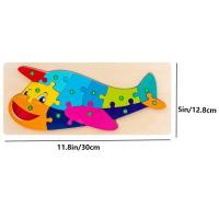 Rompecabezas De Madera Para Niños Con Temas De Dinosaurio Animal Y Tráfico Juguete De Puzzle Ideal Para Niños Y Niñas Regalo Ideal Adecuado Para Edad 3-6 Años - details 13