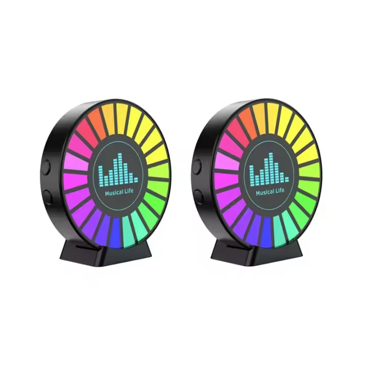 Lámpara De Aromaterapia Magnética Recargable Con Luz RGB Colorida Para Ventilador De Coche O Habitación Lámpara Ambiental De Noche Rechargeable Para Decoración De Coche Y Habitación - 1