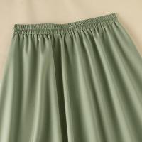ZANZEA Falda Maxi De Cintura Alta Elástica Para Mujer Verano 2024 Estilo Casual Ruffles Pleated Jupes Suelta De Pierna - details 6