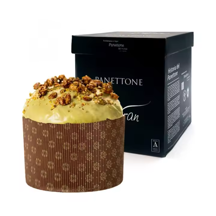 Panettone Relleno de Crema De Pistacho Juanfran Asencio 730gr. - 1