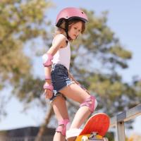 Juego de casco y protectores para niños de 3 a 10 años, cascos de bicicleta, cascos de patineta para niños y niñas, juego de rodilleras, coderas y muñequeras, para ciclismo, patinaje sobre ruedas y patineta Una variedad de colores disponibles. - details 3