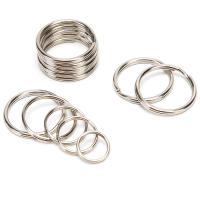 Llavero De Metal En Forma De Círculo Blanco Para DIY 12-23mm Anillo Dividido Accesorios De Porta Llaves Para Joyería Unisex - details 11