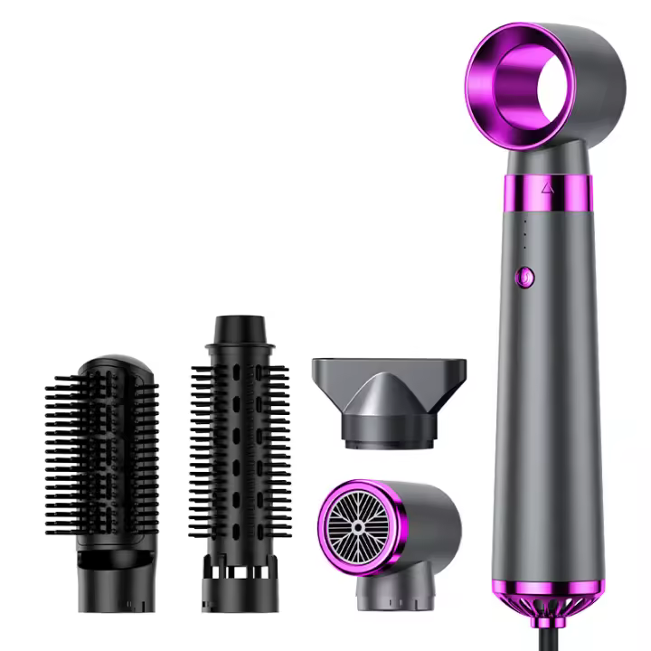 Peine Automático, peine de pelo Liso, herramienta de salón, secador de pelo multición 5 en 1, peine de Aire Caliente, secador de pelo - 1