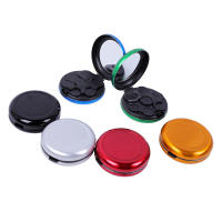 Cartera De Monedas Portátil De Aluminio Circular Mini Estuche De Almacenamiento Para Euros Con Espejo Creativo Y Moderno - details 8