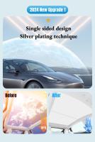 Sunshade Para Techo Solar Tesla Model 3 Highland Model Y 2021-2024 Telas De Hielo Con Cierre Accesorio Para Pare De Vidrio Frontal Y Rear Final - details 1