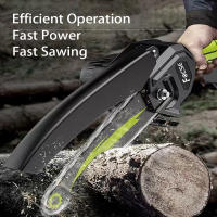 Motosierra Mini Recargable De 4/6 Pulgadas Para Jardín Potente Herramienta Eléctrica Portátil Corte Potenciado Por Batería De 18V Para DIY En El Hogar - details 5