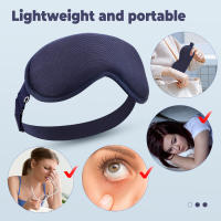 Mascarilla eléctrica para ojos con calefacción por USB, compresa caliente, antifatiga ocular, mascarilla de vapor para ojos secos, ajuste de temperatura de 3 velocidades, masajeador ocular con vibración de 6 velocidades - details 5