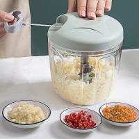 Molinillo Manual De 500/900ML Para Carne Y Ajo Corte De Verduras Y Cebollas Compressor De Ajo Y Verduras Accesorios De Cocina - details 0