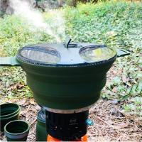 Cacerola De Silicona Plegable 2.5L Para Camping Tetera Portátil Para Café Y Té Pot Para Hervir Agua Mini Para Picnic Al Aire Libre - details 3