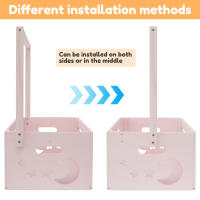 Cesta De Almacenamiento Para Bebé De Madera Con Manija Cesta De Regalo Multifuncional Para Niños Y Niñas Nuevos Padres Decoración De Baño Y Dormitorio - details 14