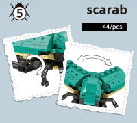 Mini Serie De Insectos Bloques De Construcción Unicornio Scarab Cucaracha Juguetes De Artesanía Pequeños Animales Para Niños Regalo De Navidad - details 13