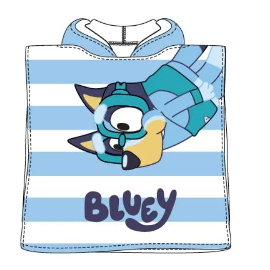 Poncho Toalla Bluey Microfibra 55x110cm. - 1