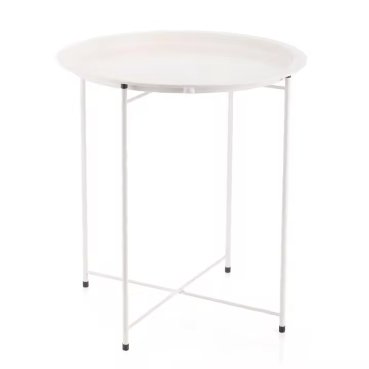 Mesa auxiliar MOA Vinthera acero Ø46,8x50,2 cm - 1