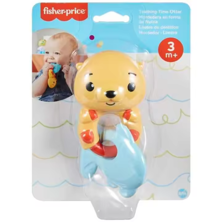 Fisher Price Sonajero Nutria Mordedor Fisher Mattel HKD69 - 1