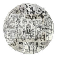 Pegatinas De Dibujo De Cabezas De Personajes 64PCS Art Birthday Sketching Practice Reference Para Teléfono Móvil Y Notas - details 0