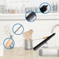 Cepillo De Limpieza Flexible Y Multifuncional Con Mano De Madera Para Lavar Máquina Y Secadora Herramientas Para Radiador - details 5