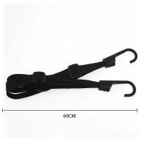 Cuerda De Motocicleta Con Red De Bolsa Accesorios De Motocicleta Correa Retráctil Para Casco Negro Nylon 60cm - details 2