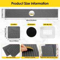 Alfombrilla De Fregadero Ecológica De Arcilla De Diatomeas Absorbente Rápido Guarnición De Fregadero Protector Contra Salpicaduras Para Cocina - details 1