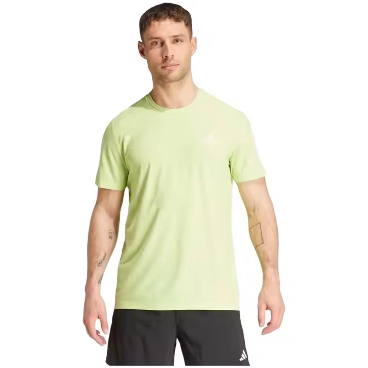 Camiseta de Manga Corta Adidas Own The Run para hombre en color verde - 1