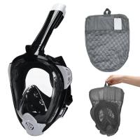 MOV Máscara de buceo de verano completamente seca para niños adultos, traje de snorkel, gafas de natación, máscara de silicona - details 5