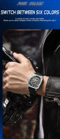 Reloj Mecánico Automático Para Hombre BINBOND H1133 2024 Tourbillon De Lujo Con Correa De Acero Y Ventana De Cristal Hardlex Resistente Al Agua Y Shock - details 7