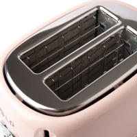 "Tostadora Retro LP de 2 Ranuras con Control de Tostado Ajustable - Diseño Vintage y Moderno para tu Cocina" - details 3