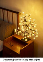 Lámpara De Mesa LED Sakura Con Control Remoto USB Para Decoración De Navidad Y Fiesta Luz De Árbol Para Dormitorio Hotel Tienda - details 3