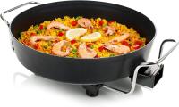 Cazuela multiusos eléctrica versátil, 25 cm de diámetro, 7,3cm de profundidad, termostato regulable, 1700 W, Negro, Princess Cazuela Eléctrica, Versátil - details 1