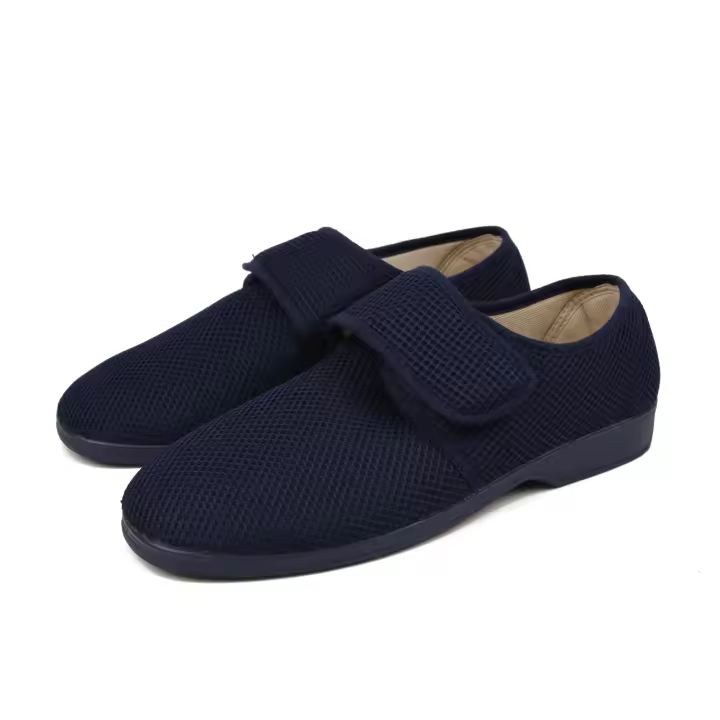 Zapatillas de Casa Hombre Verano Primavera, Zapatos Cómodas Rejilla Cuña Punta Cerrada Multicolor, Suela Caucho Talla 39-46 Fabricado en España - 1