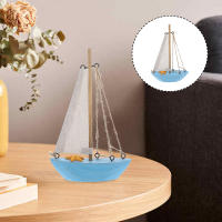 Modelo De Barco Vintage Decorativo Adorno De Madera Para Escritorio Ornamento De Velero Tema Náutico Para Interiores Y Oficinas - details 4