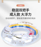 Anillo de natación inflable de agua de verano de PVC transparente para niños con lentejuelas, anillo de natación redondo con lentejuelas, anillo de asiento, salvavidas - details 5