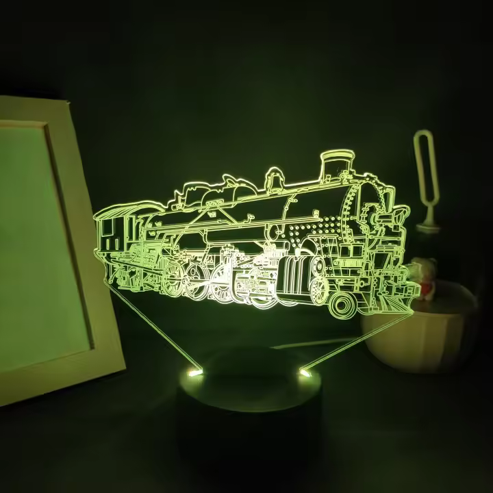 Lámpara De Noche LED 3D Anime Supra Coche Camión Cambio De Color Luz De Ambiente Para Decoración Del Hogar Regalos De Cumpleaños - 1