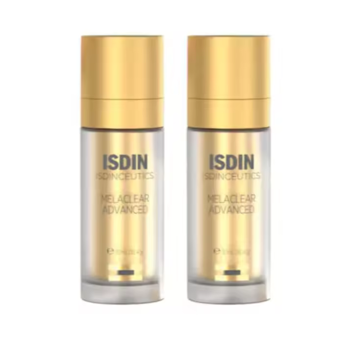 Pack de 2 unidades Serum Facial Anti Manchas Isdinceutics Melaclear con Ácido Tranexámico  - Reducción del 71% de Manchas en 14 Días, 30 ml - 1