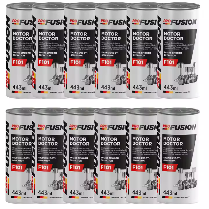 ProFusion Aditivo de Aceite para Motores Gasolina y Diésel - Motor Doctor - Estabiliza la Viscosidad del Aceite y Reduce su Consumo - Limpia Motores con Desgaste Medio y Fuerte - 443 ml - 1