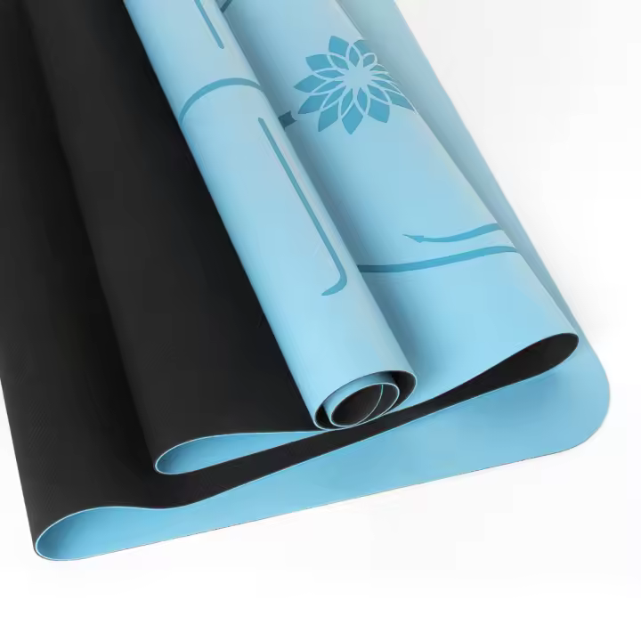 Naturyoga l Esterilla de Yoga Premium Antideslizante l Esterilla de Viaje l Super Agarre l Ligera l Color Azul - 1