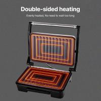 Grill Eléctrico 750W con Placas Antiadherentes – Cocina Saludable sin Aceite – Ideal para Carnes, Pollo, Pescado y Verduras - details 0