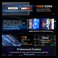 Ninkear A15 Pro Laptop, pantalla de 16 pulgadas 25601600, tasa de refresco de 120Hz, AMD Ryzen 5 7430U de 6 núcleos hasta 4.3GHz, 16GB de RAM, 1TB SSD, WiFi 6, Bluetooth 5.2, desbloqueo por huella dactilar, teclado retroiluminado, 2 puertos Type-C complet - details 10