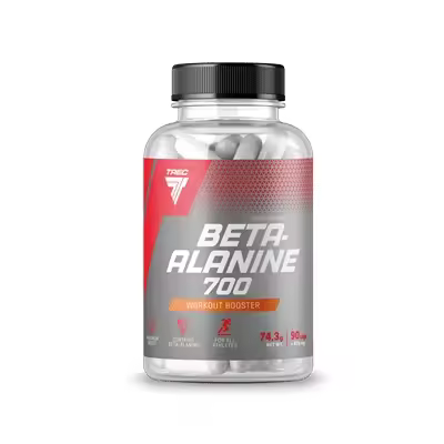 Trec Nutrition Suplemento Beta Alanina 700 - Mejora Rendimiento Físico - Aumento Fuerza Explosiva - Reducción Tiempo Recuperación - 90 Cápsulas - 1