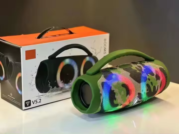 Altavoz Bluetooth Portátil 100W Impermeable Con Luz RGB Colorida Subwoofer Estéreo Inalámbrico Para Exteriores Y Camping - 1