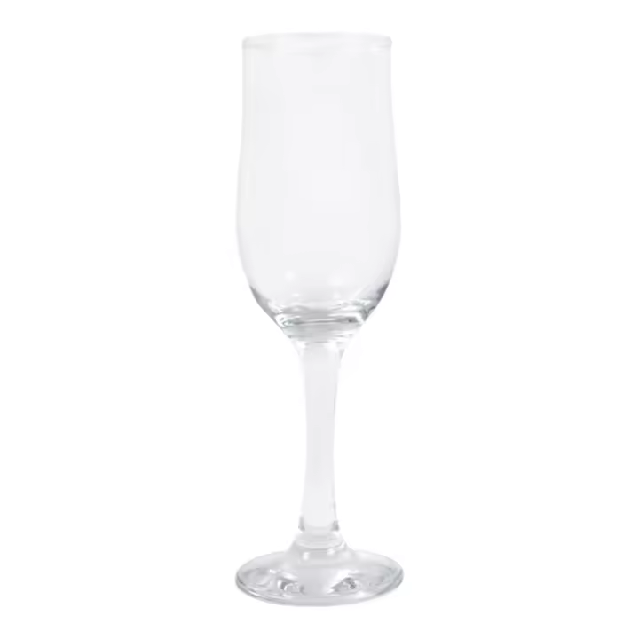 LAV - Set de 6 Copas Champagne 195cc Colección Nevakar - Cristal Fino, Elegante y Sofisticado - 1