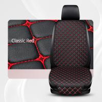 Cubierta De Asiento De Coche De Cuero PU Universal Anti-Rasguños Resistentes Al Desgaste Suaves Para Todas Las Estaciones Cojín De Espalda Minimalista Protector Contra Golpes - details 8