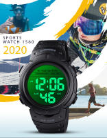 Reloj Deportivo De Hombre SKMEI Fitness Digital 100M Impermeable Con Alarma Batería De 10 Años Pantalla Digital Resistente Al Choque Reloj Hombre 1560 - details 0