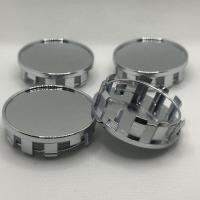 4Pcs 54mm Cubiertas De Eje Para Ruedas De Coche En Negro Y Plateado ABS Plástico Accesorios Automotrices Protección Contra Polvo - details 6