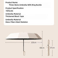 Paraguas Automático De 20 Ribas Resistente Al Viento Y Al Agua Para Hombres Con Mango De Hebilla 41.34 Pulgadas Reinforced - details 8