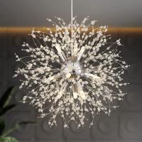 Lámpara De Cristal LED IRALAN Estilo Moderno Chandelier De Dandelion Iluminación Creativa Para Sala De Estar Comedor Bar - details 6