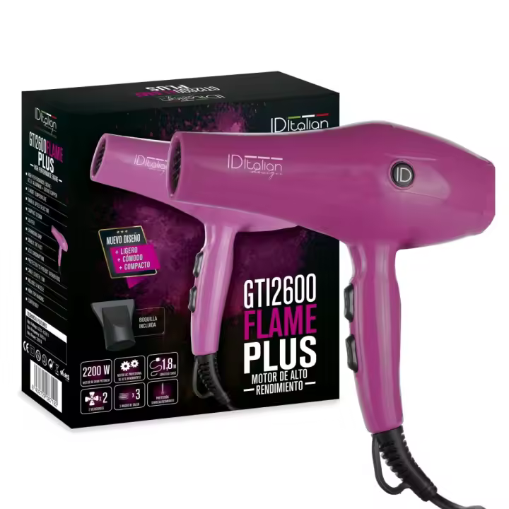 ITALIAN DESIGN Secador profesional GTI 2600  FLAME PLUS Postquam - 1